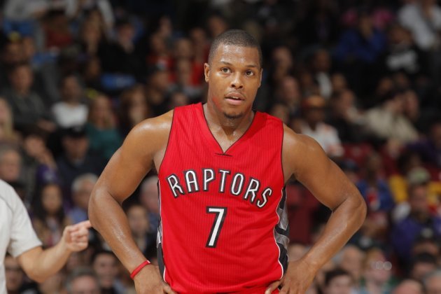 SACRAMENTO, CA - DECEMBER 2: Kyle Lowry #7 of the Toronto Raptors looks on during the game against the Sacramento Kings on December 2, 2014 at Sleep Train Arena in Sacramento, California. NOTE TO USER: User expressly acknowledges and agrees that, by downloading and or using this photograph, User is consenting to the terms and conditions of the Getty Images Agreement. Mandatory Copyright Notice: Copyright 2014 NBAE (Photo by Rocky Widner/NBAE via Getty Images)